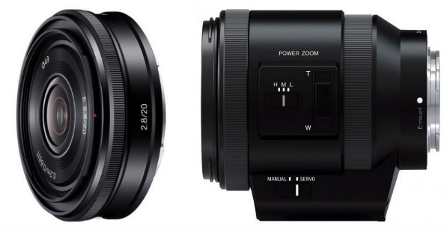 Sony 18-200mm and pancake lens