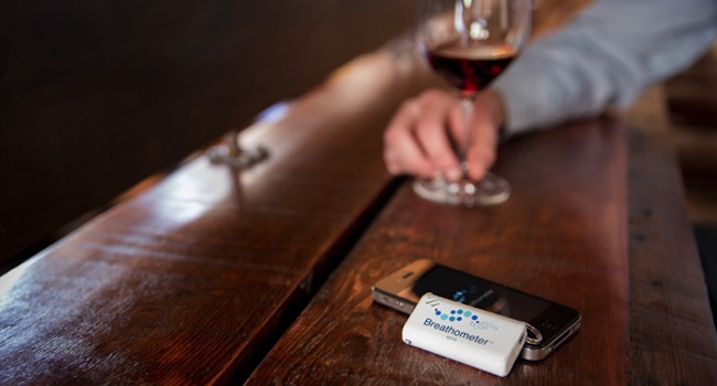 image of the breath test app for iPhone