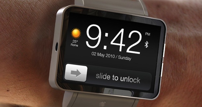 concept image of the iWatch