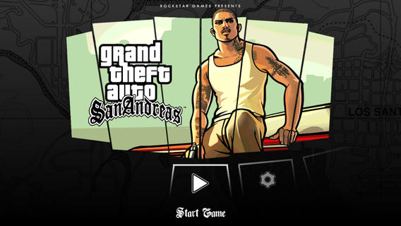 GTA iPad screen