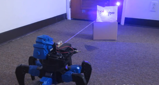 DIY laser spider drone
