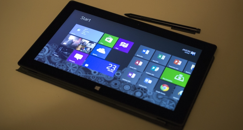 windows 8 tablet interface