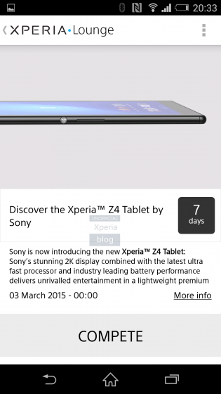 Sony Xperia Z4 Tablet leak XperiaBlog