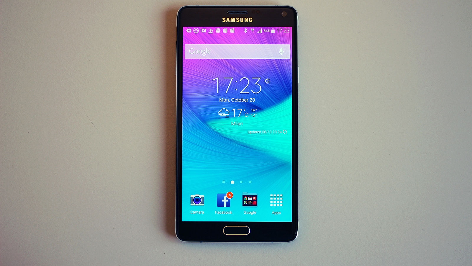 Samsung Galaxy Note 4 maurizio pesce