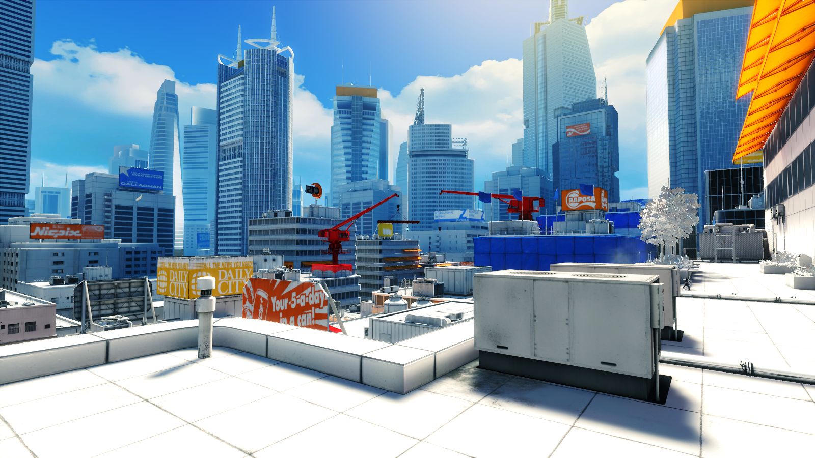 Mirrors Edge - Big Parkour Minecraft Map