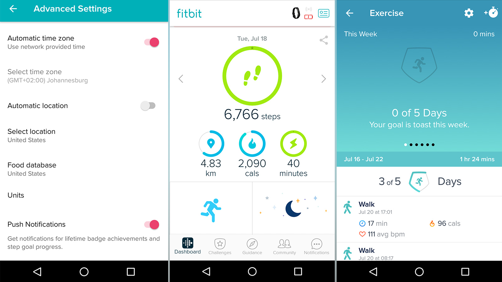 fitbit app