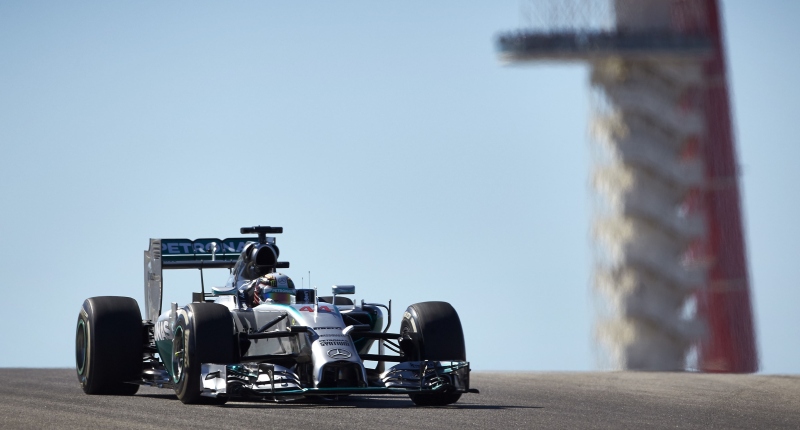 Mercedes Hamilton US GP 2014