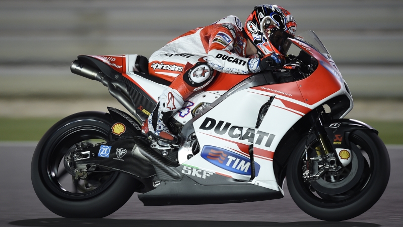 Ducati GP15 Dovizioso Qatar Test 2015