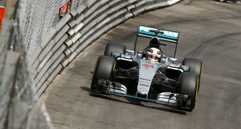 Hamilton Monaco GP Mercedes