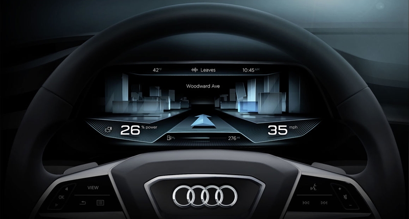 Audi H-Tron Steering wheel