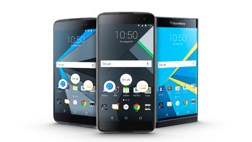 BlackBerry DTEK60 and family