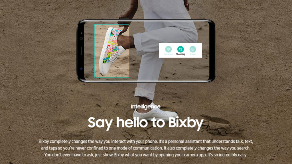 Samsung Galaxy S8, Bixby