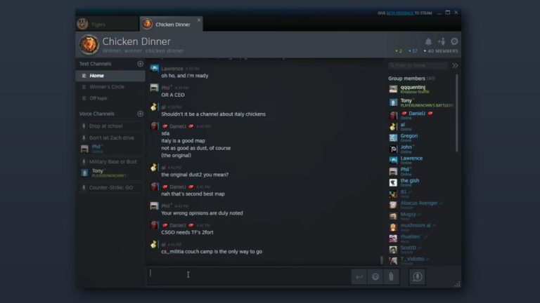 Steam Chat relaunches with Discord-rivalling features - Gearburn