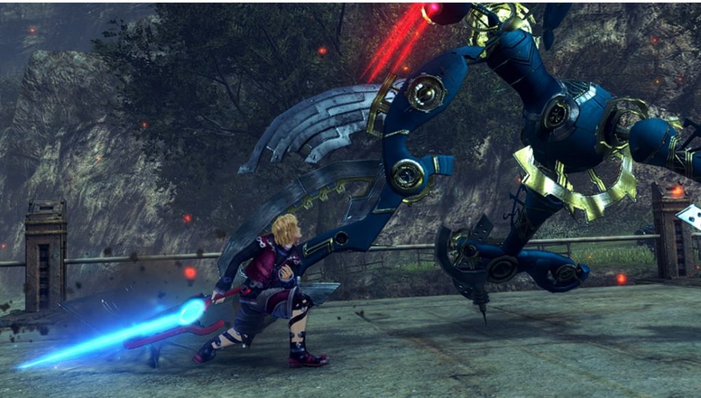 Xenoblade Chronicles Definitive Edition fight