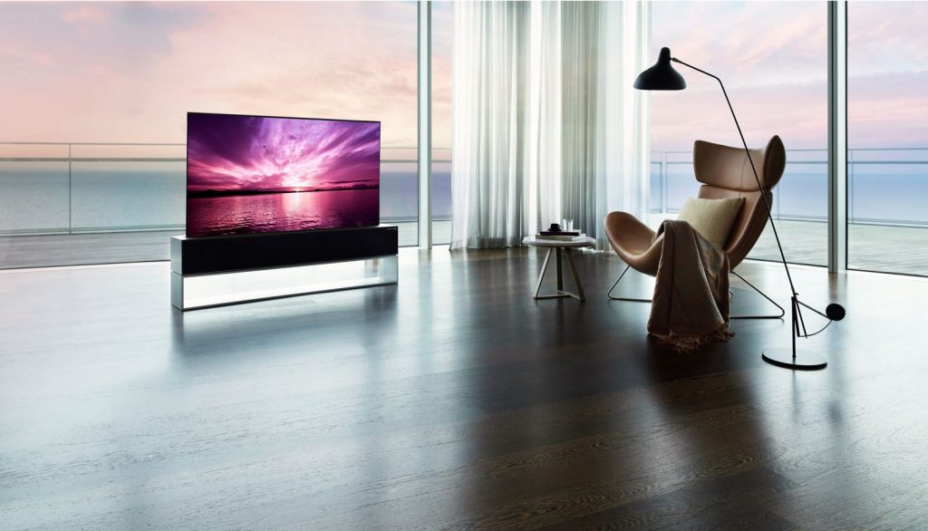 lg signature oled r rollable tv