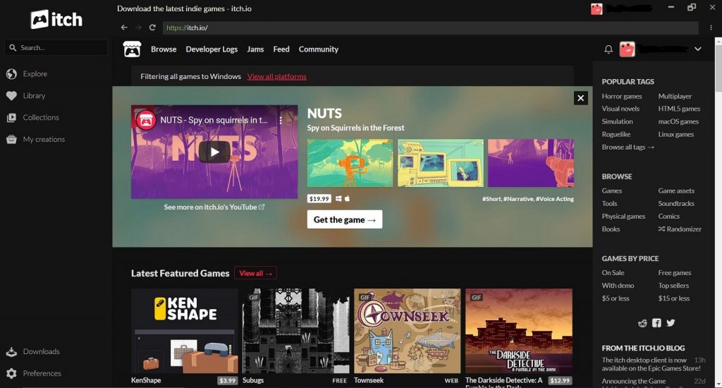 Epic Store adds new apps, including indie store itch.io - Gearburn