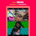Fortnite Epic Games Houseparty video chat game streaming