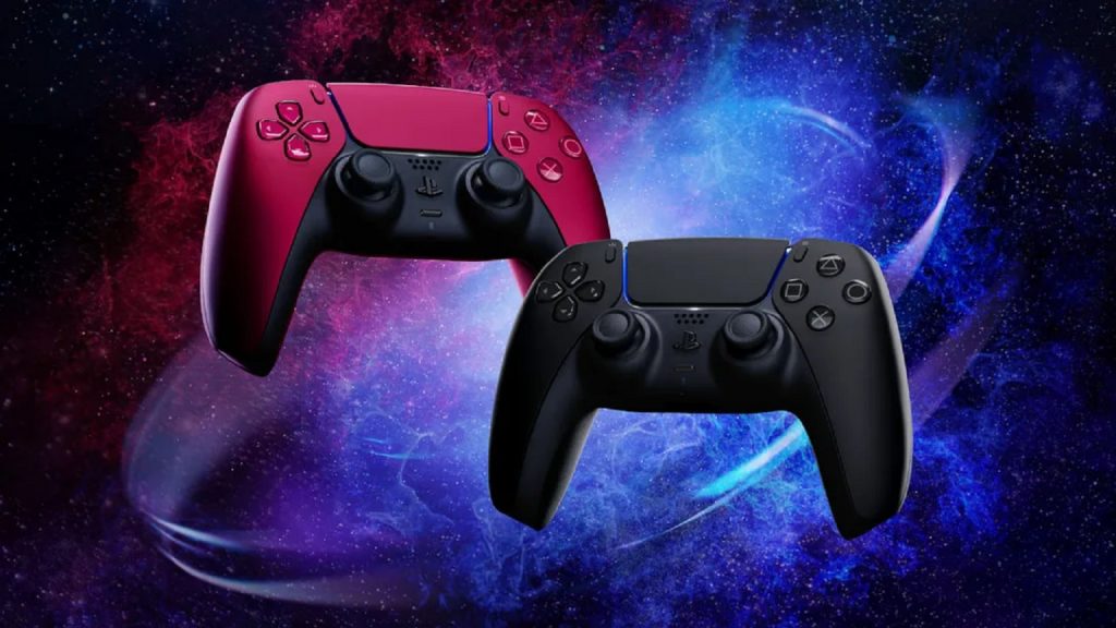 Sony PlayStation PS5 DualSense controllers cosmic red midnight black South Africa