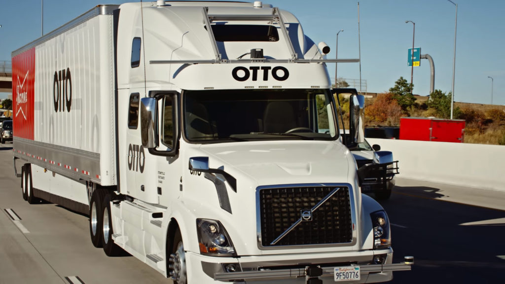 otto self-driving truck