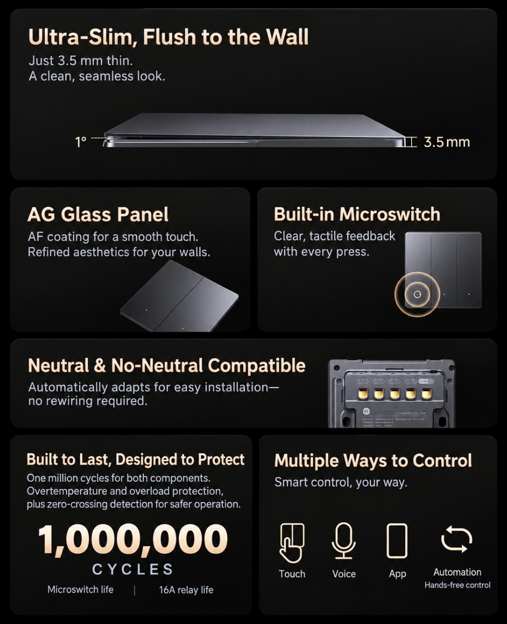 Xiaomi Smart Switch 2 Pro 2026: $17, No Neutral Wire Needed - Memeburn
